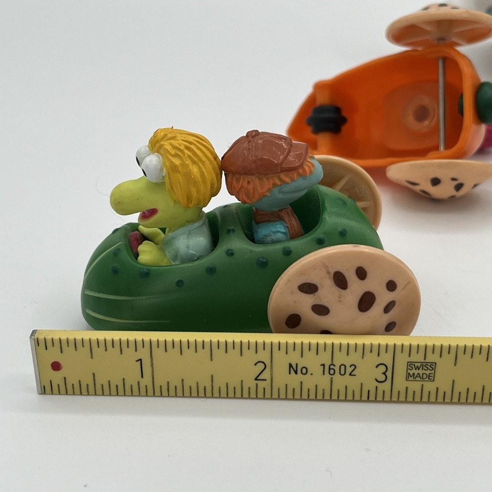 McDonald's‎ Vintage Happy Meal Fraggle Rock Toy Cars 1988 Set Of 3 Vegetables - Picture 7 of 8